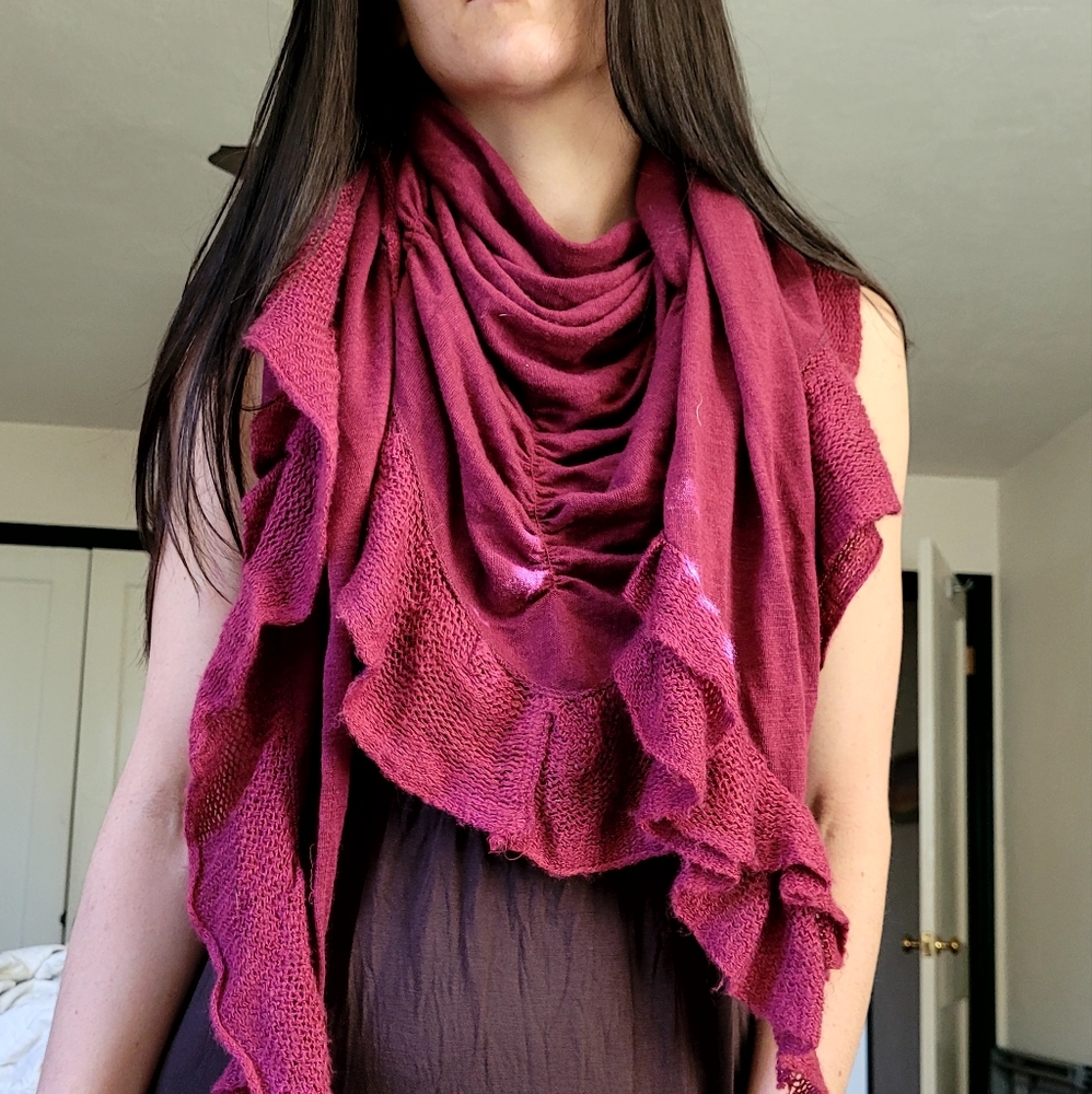 Anthro Tapered Scarf